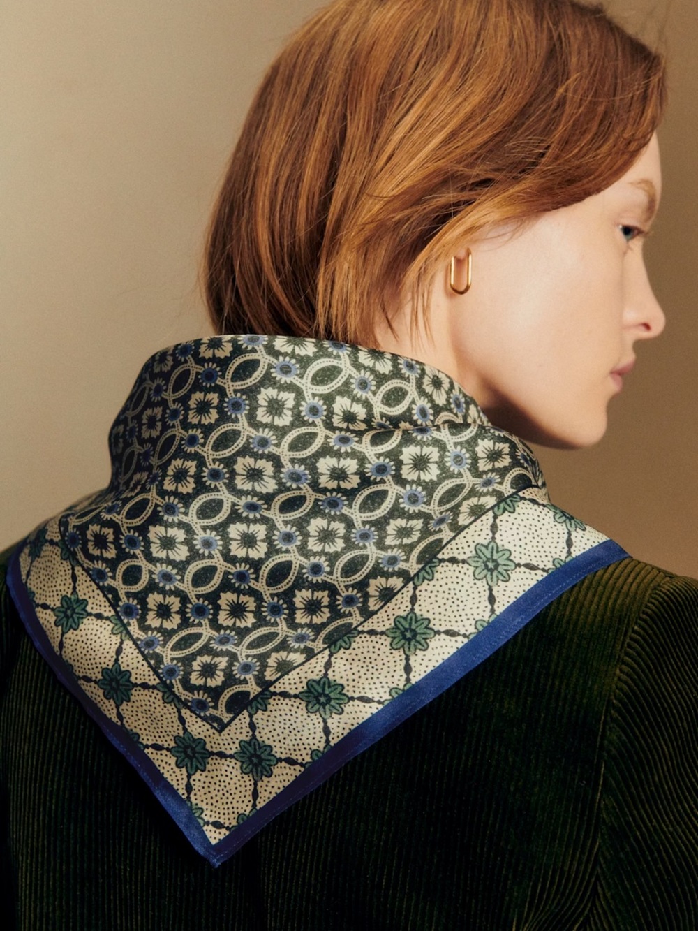 NWT Sezane Cléopatra Scarf - Sézane X Antoinette Poisson Dominote Patchwork